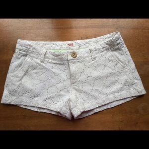 Mossimo ivory lace shorts, size 11 💛 FINAL PRICE